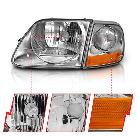 Anzo Usa 111438 Headlight Assembly||111438_1.Jpg||86||a1r111438||1625948