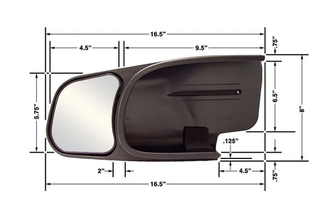 Product of Cipa Usa 10801 Exterior Towing Mirror