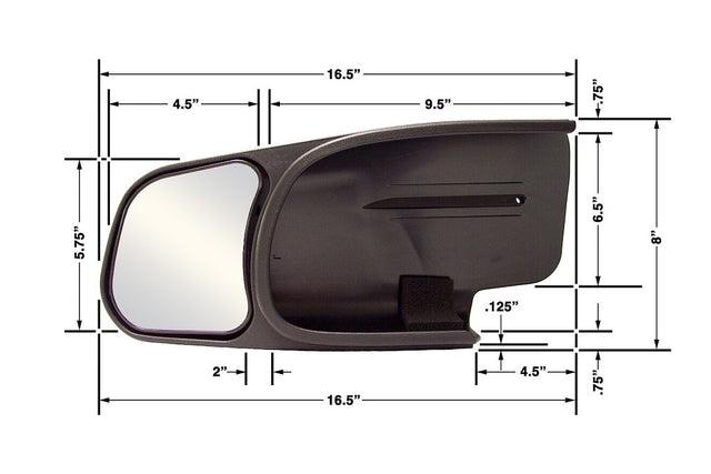 Product of Cipa Usa 10801 Exterior Towing Mirror