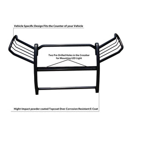 Product of Black Horse Offroad 17A093904MA Grille Guard Modular Black Powder Coated 