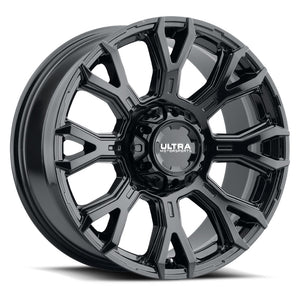 Product of Ultra Wheel 20x10 Black Wheel - 5x5.00 Bolt Pattern 