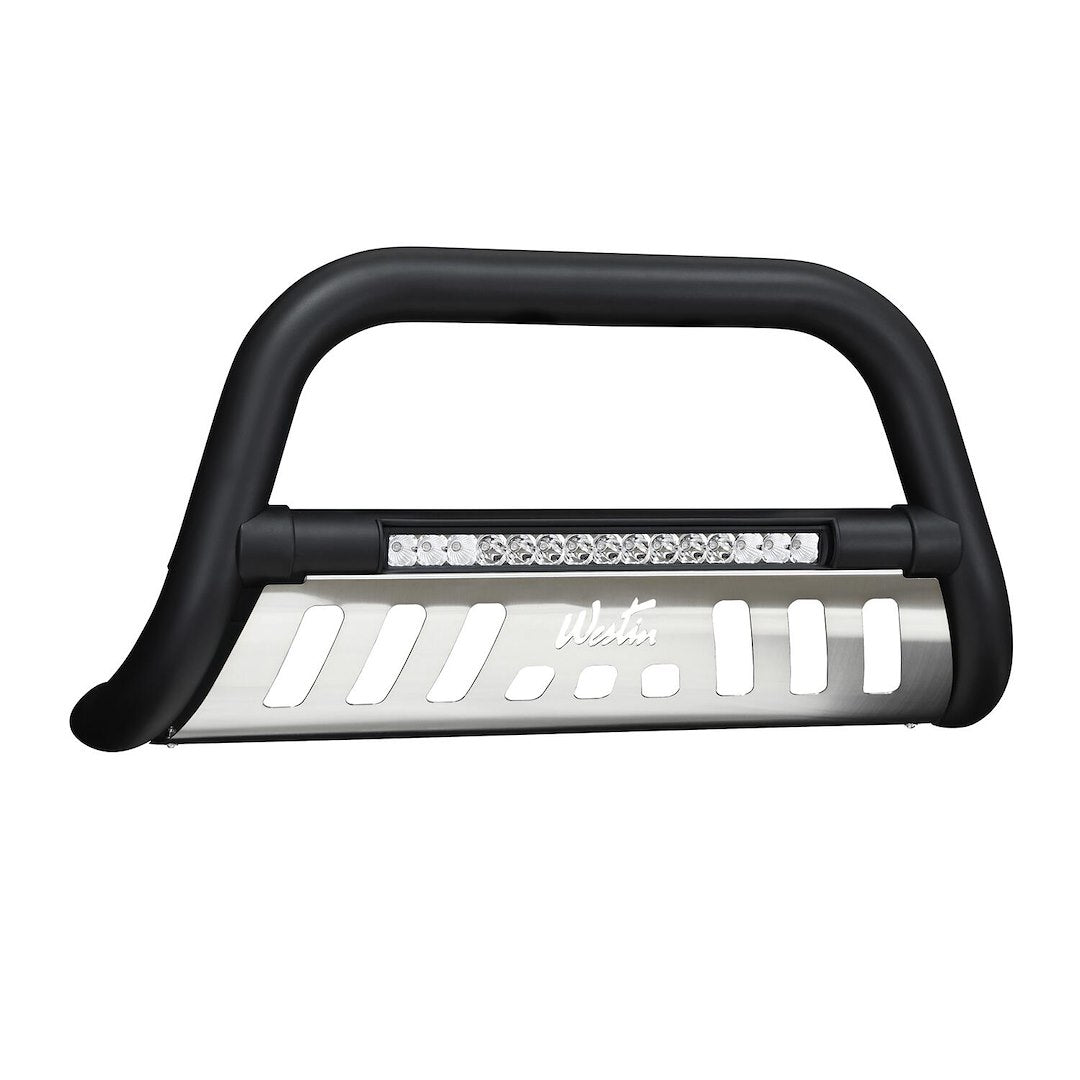 Product of Westin Automotive 32-4025L Bull Bar Black Textured Powder Coated 3 Inch No with skid plate 