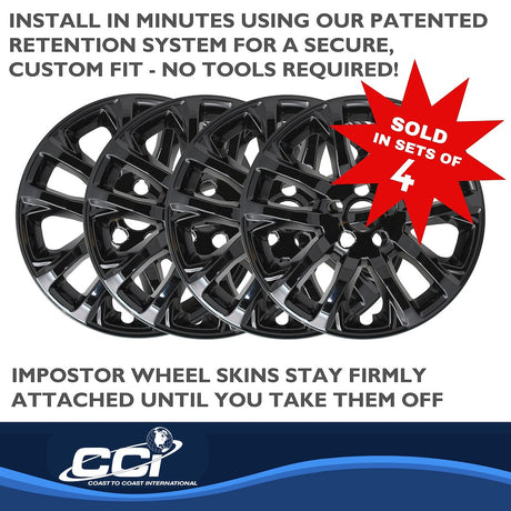 Product of Coast To Coast IMP457BLK Black Set Of 4 