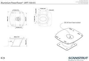 Scanstrut Apt-150-01 Radar Antenna Mount||apt-150-01_1.Png||86||scaapt15001||1006849