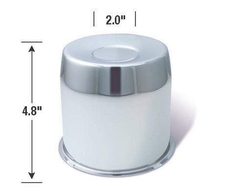 Product of Gorilla HC211-2 Chrome Plated Silver Wheel Center Cap 