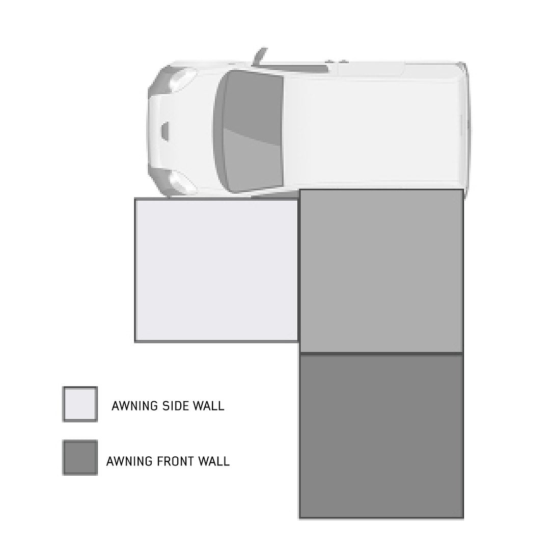 Product of Overland Vehicle Systems 18089910 Awning Sun Block Panel