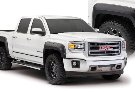 Product of Bushwacker 40960-02 Pocket Style/ Exposed Fasteners Black Fender Flare - Set Of 4 