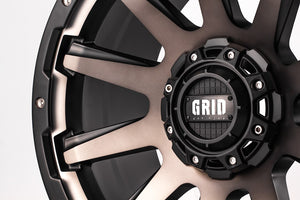 Product of Grid Wheels 20x10 Black With Metallic Dust Face Wheel - Not Applicable Bolt Pattern 