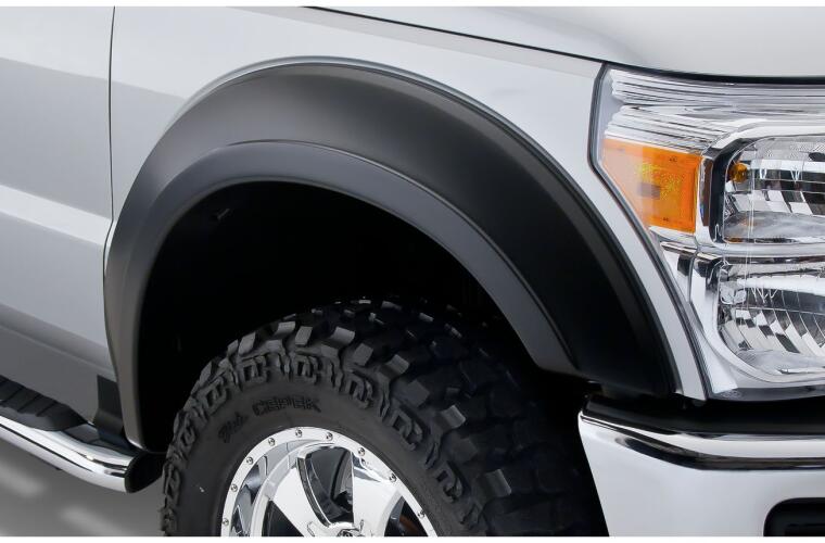 Product of Bushwacker 20932-02 Non-Exposed Fasteners Black Fender Flare - Set Of 4 