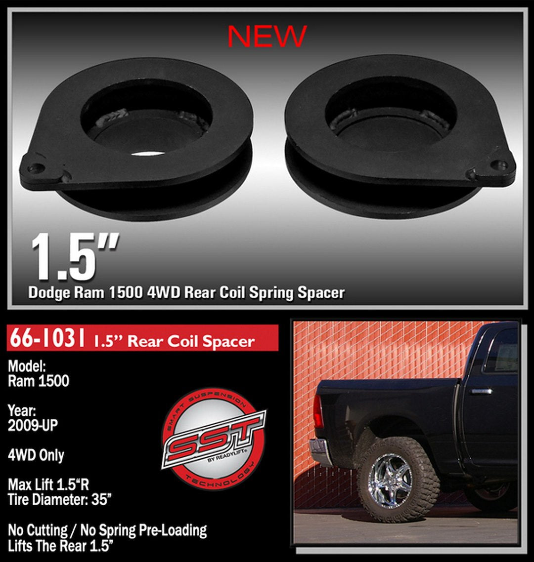 Readylift 66-1031 Coil Spring Spacer||66-1031dodgeram15002009-Up2w.Jpg||86||r90661031||1274676