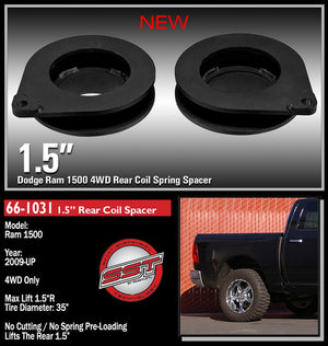 Readylift 66-1031 Coil Spring Spacer||66-1031dodgeram15002009-Up2w.Jpg||86||r90661031||1274676