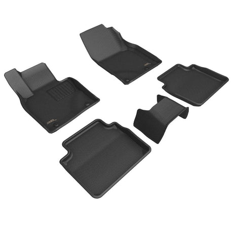 Product of 3D Mats KAGU L1MZ08101509 Black Thermoplastic Rubber Of Carbon Fiber Texture Floor Liner 