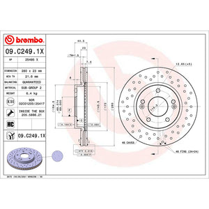 Brembo 09.C249.1x Brake Rotor||09.C249.1x_Drw.Jpg||86||brm09c2491x||1754874