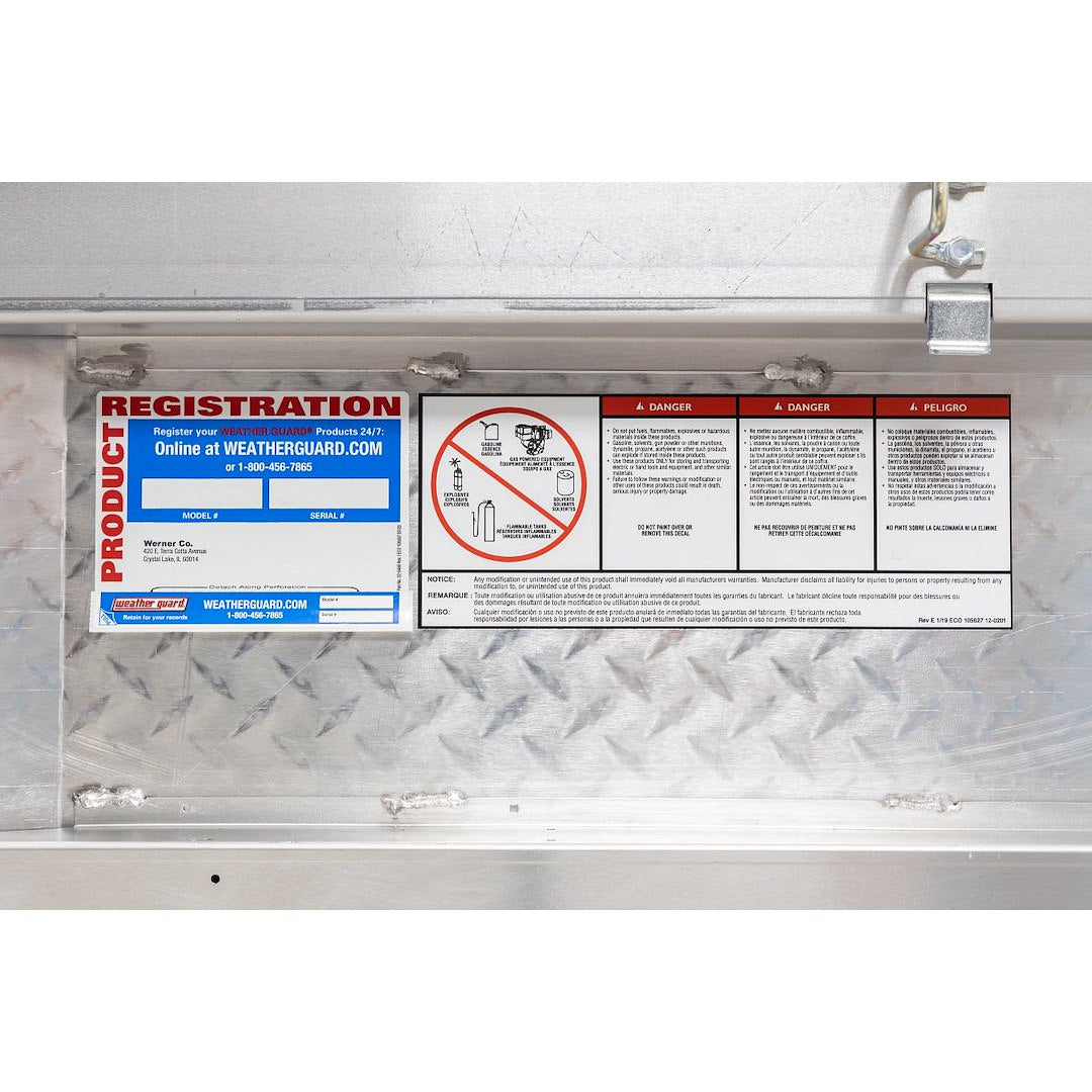 Product of Weather Guard (Werner) 154-0-04  Toolbox 