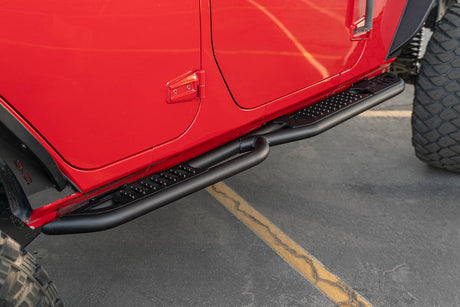 Product of DV8 Offroad SRJK-08 OE Plus Nerf Bar With Surface Steps 