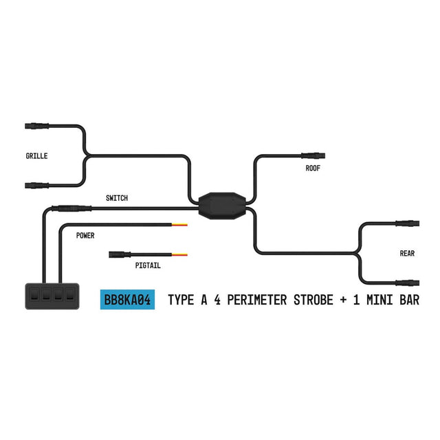 Builtbright Bb8ka04 Warning Light Wiring Harness||bb8ka04.Jpg||85||altbb8ka04||1486680