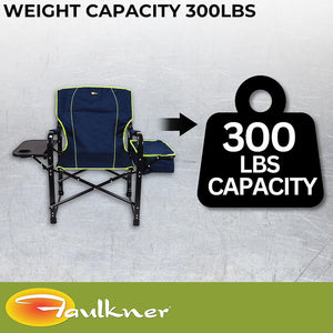 Faulkner 69230 Camping Chair||flk_69230_El Capitan Director Chair_Blue Green_B2c_8.Jpg||93||flk69230||2101181