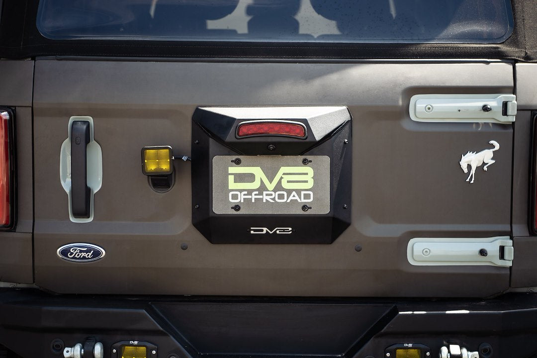 Dv8 Offroad Tsbr-01 License Plate Relocation Kit||2021-2023-Ford-Bronco-Spare-Tire-Delete_Installed-1.Jpg||91||dv8tsbr01||1629505