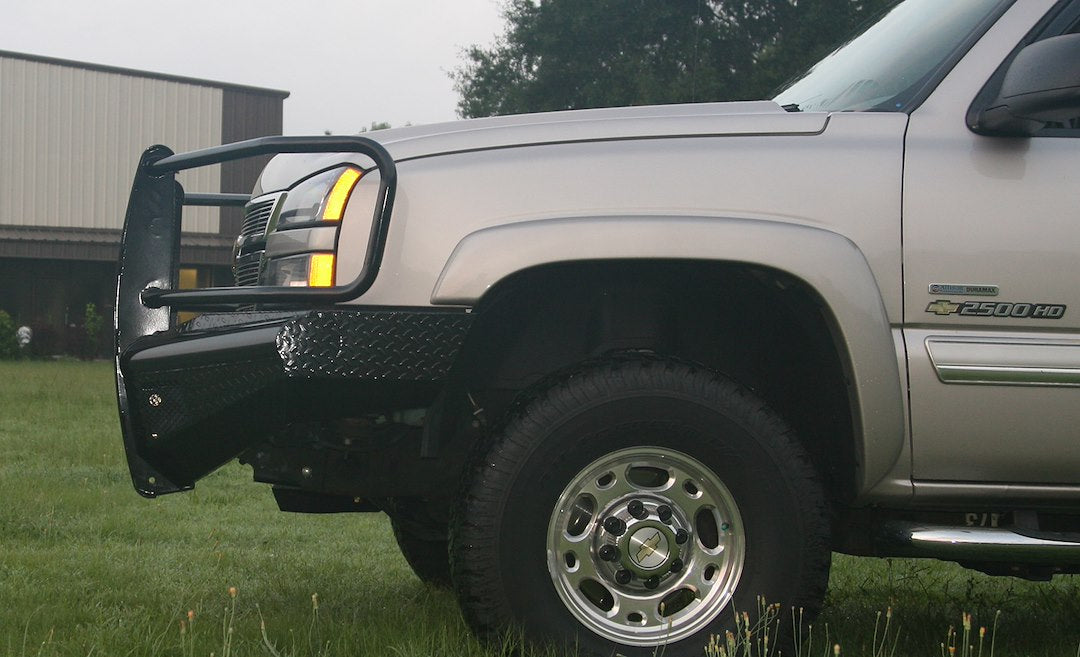 Product of Fab Fours CH05-S1360-1 Black Steel Steel Gloss Powder Coated Bumper 