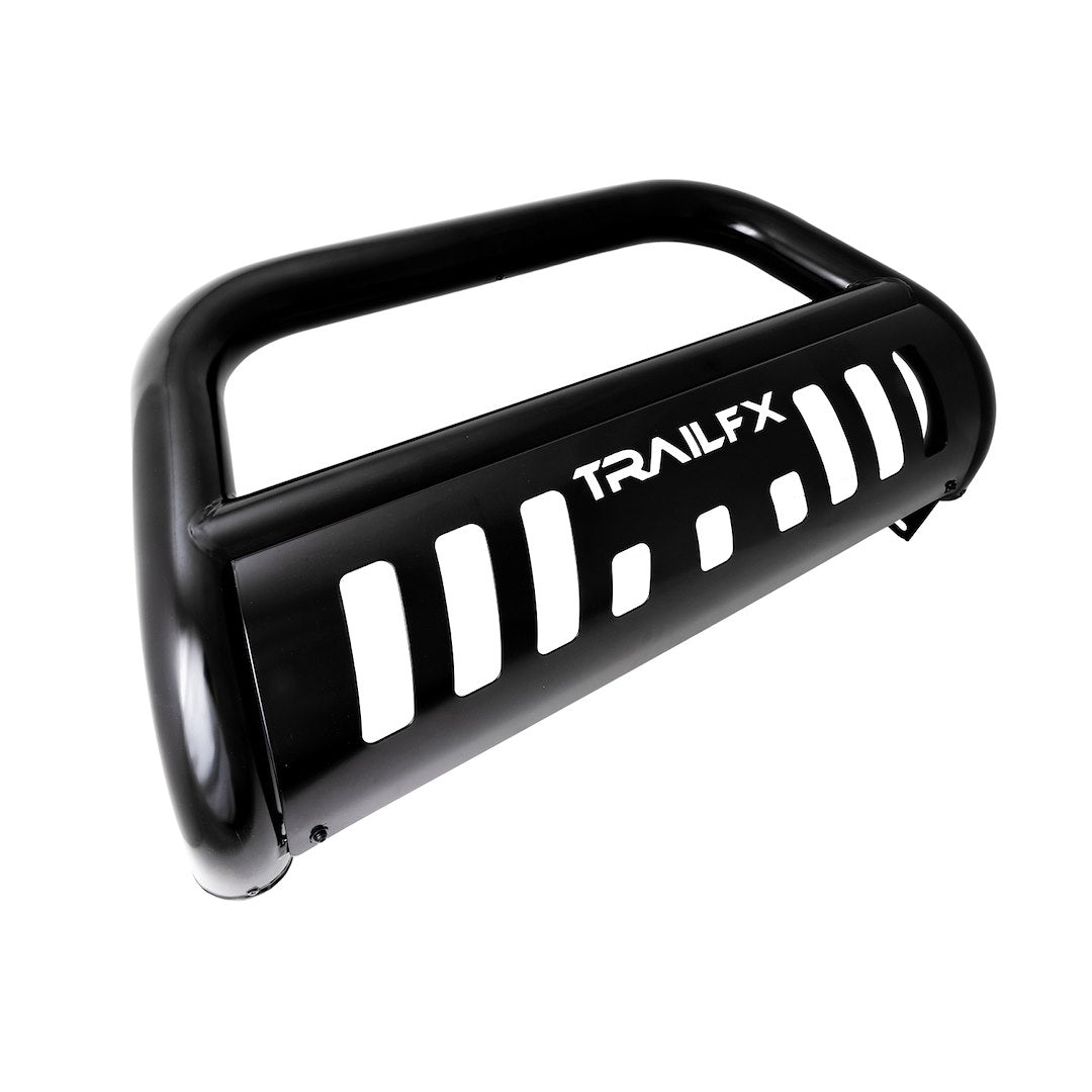 Product of TrailFX 1320211093 Bull Bar Black Powder Coated 3 Inch Yes with skid plate 