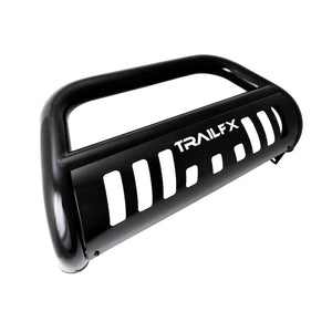 Product of TrailFX 1320211093 Bull Bar Black Powder Coated 3 Inch Yes with skid plate 
