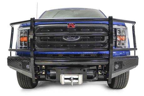 Product of Fab Fours FF21-K5060-1 Black Steel Steel Gloss Powder Coated Bumper 