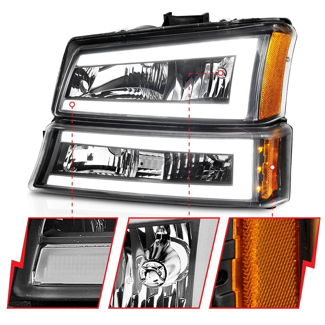 Product of Anzo Usa 111501 Headlight Assembly