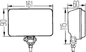 Product of Hella 005860231 Driving Beam Driving/ Fog Light 