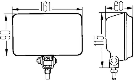 Product of Hella 005860231 Driving Beam Driving/ Fog Light 