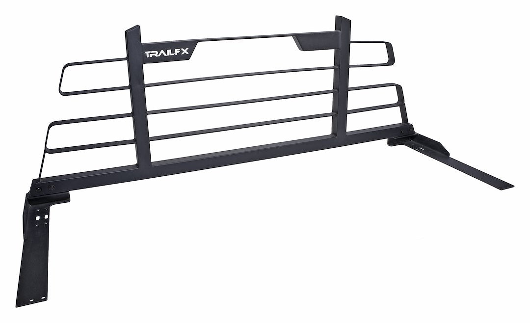 Product of TrailFX HR002B Threaded Fasteners Titanium Black Powder Coated Frame Only Headache Rack 