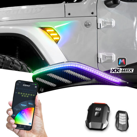 Xk Glow Mx-Vent-Rgb-Kit Side Marker Light - Led||mx-Vent-Rgb-Kit_1.Jpg||86||xkgmxvenrgbki||1726337
