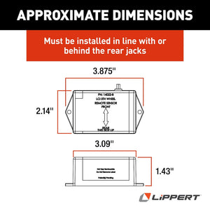 Product of Lippert Components 232201 Leveling Jack Hall Effect Sensor