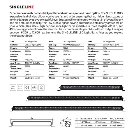Product of Go Rhino 751052001CSS Light Bar 