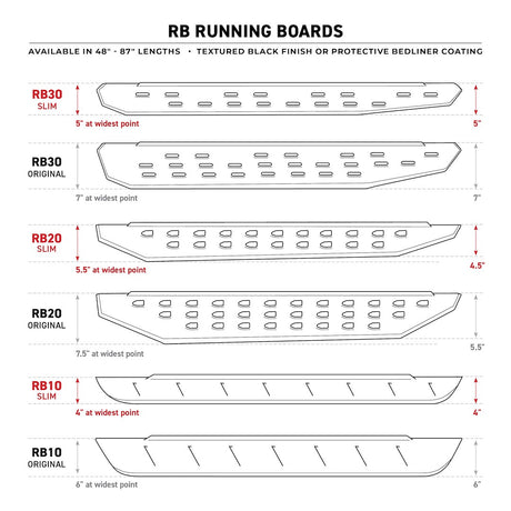 Go Rhino 69600080st Running Board Component||gr_Rb-Series_Drawings.Jpg||86||g2669600080st||1198573