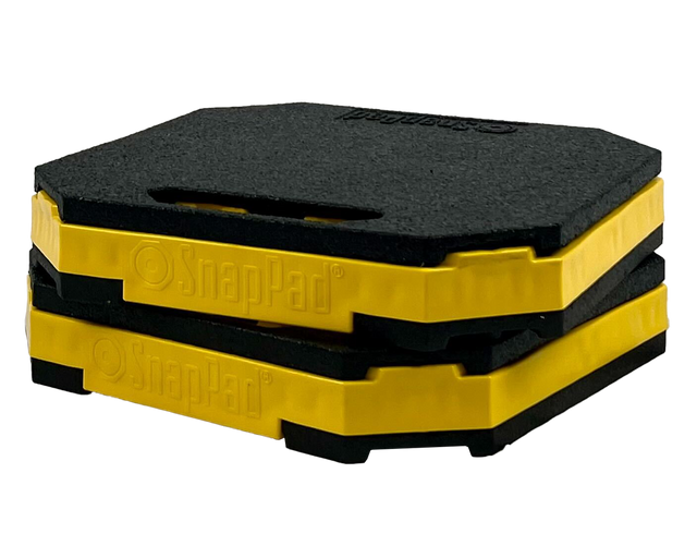 Snappad Stk2-Yellow Trailer Stabilizer Jack Stand Pad||onwhite-Yellow2pk.Png||85||sntk2yellow||1745402
