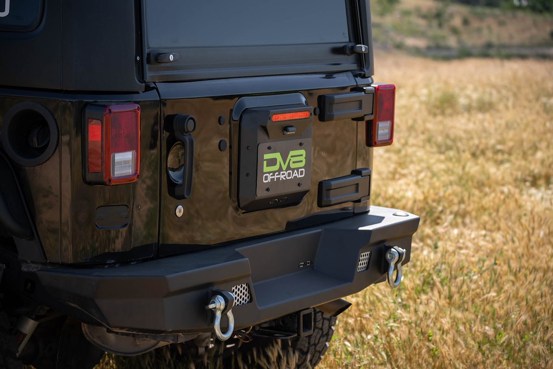 Dv8 Offroad Tsjk-01 Tailgate Vent Cover||2018-2024-Jeep-Wrangler-Jk-Spare-Tire-Delete-Installed-01.Jpg||90||dv8tsjk01||1629518
