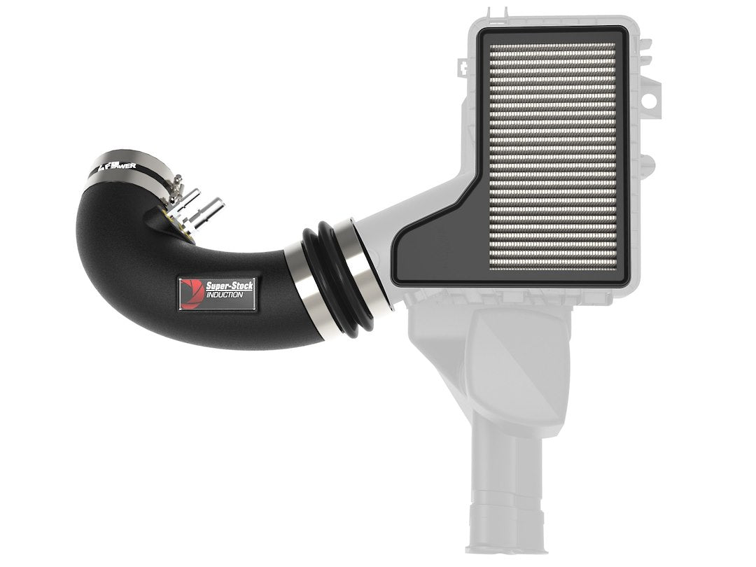 Product of Advanced FLOW Engineering 55-10004D Matte Street Cold Air Intake w/ White Filter 