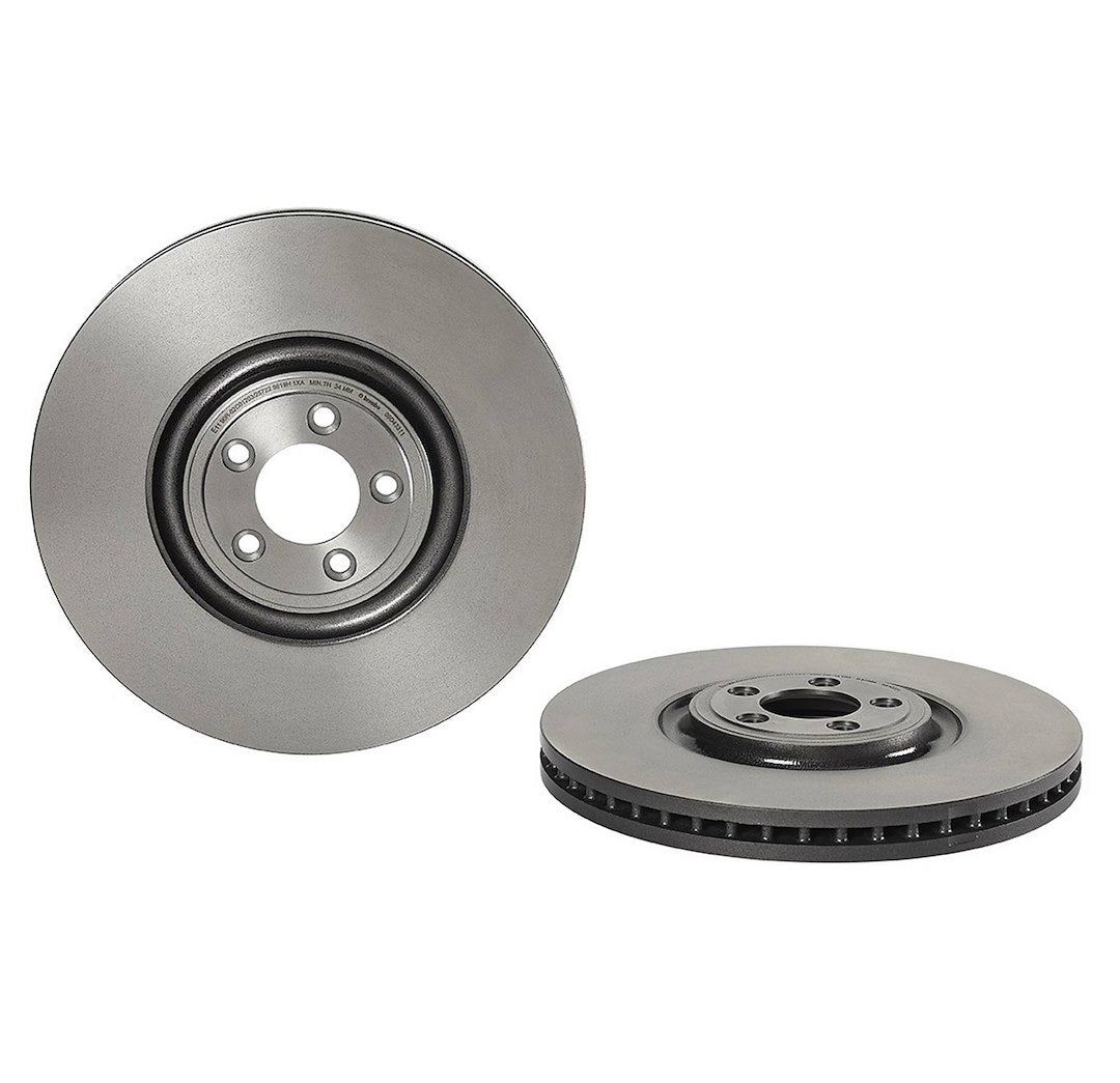 Product of Brembo 09D43311C02 Vented 1 Piece Brake Rotor 
