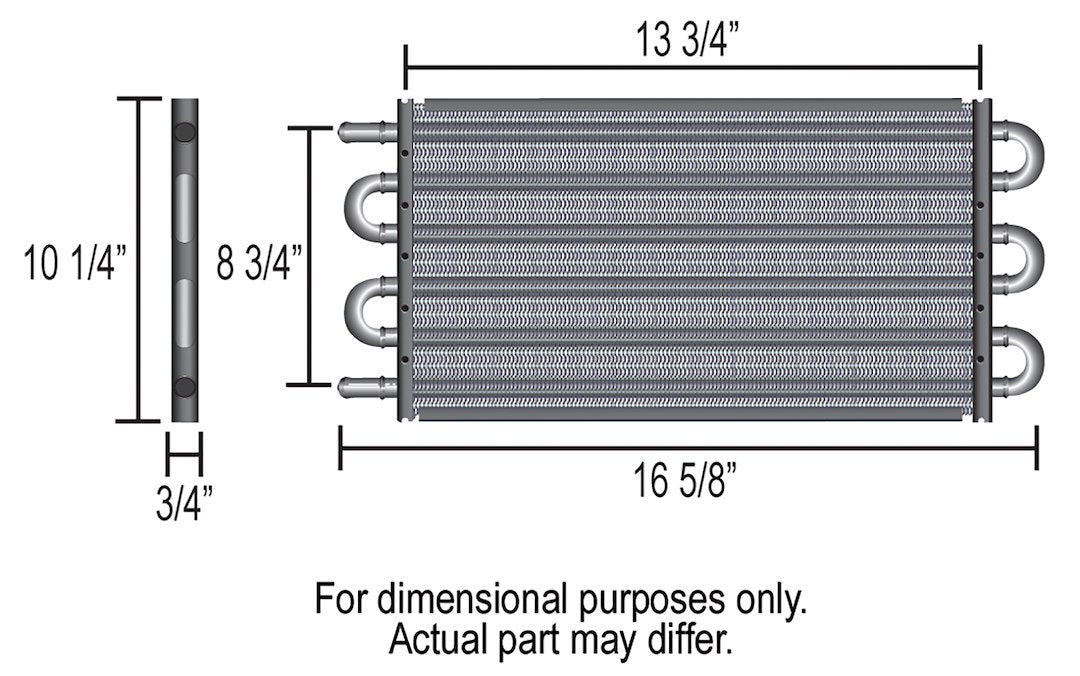 Product of Derale 13104 Fluid Cooler