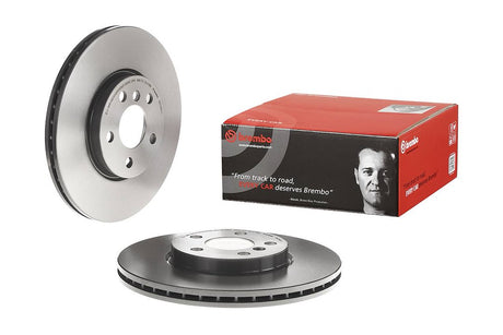 Product of Brembo 09C35011C02 Vented 1 Piece Brake Rotor 