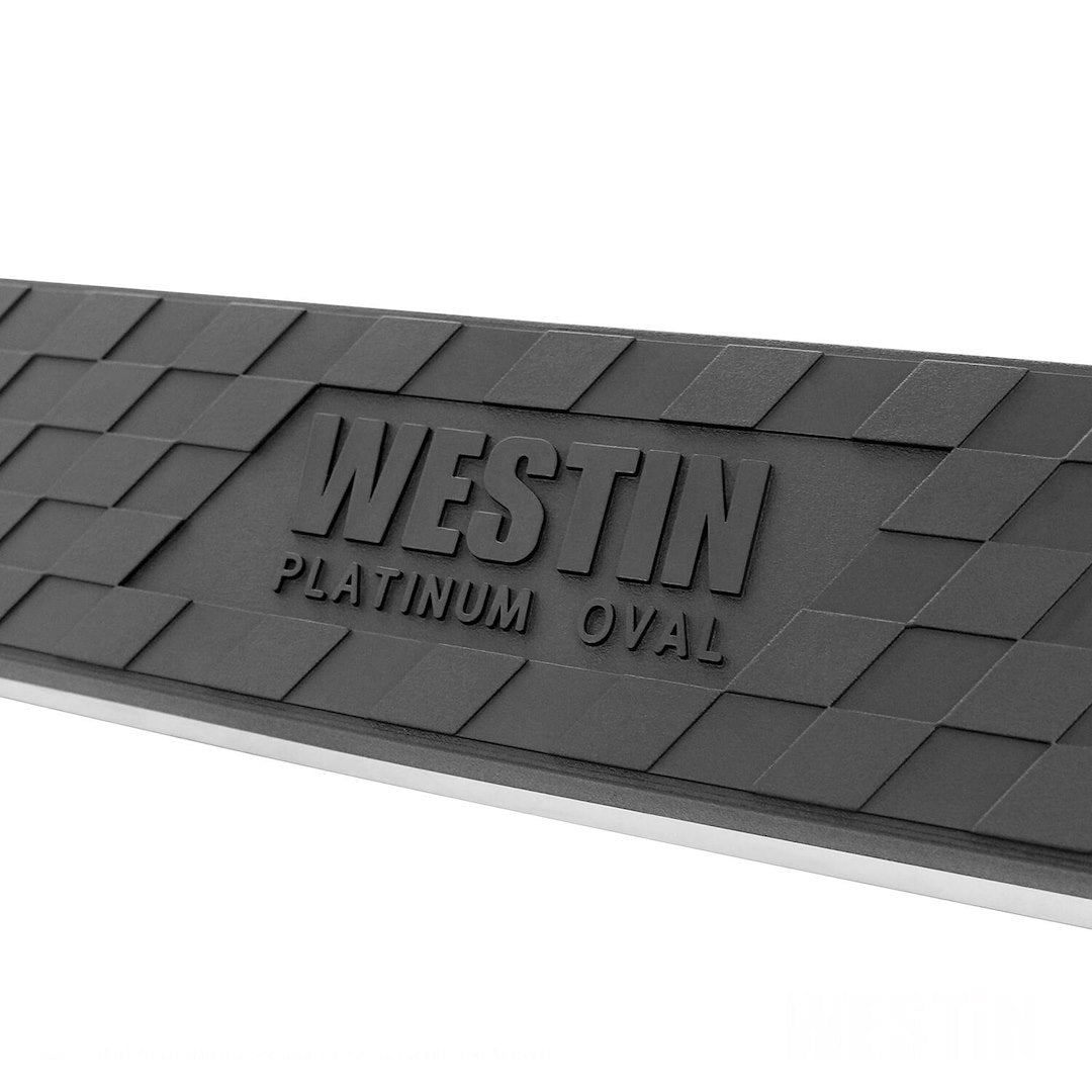 Product of Westin Automotive 21-1685 Platinum Nerf Bar With Surface Steps 