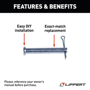 Lippert Components 379178 Entry Step Linkage Arm Clevis Pin||379178_2.Jpg||87||m6v379178||937499