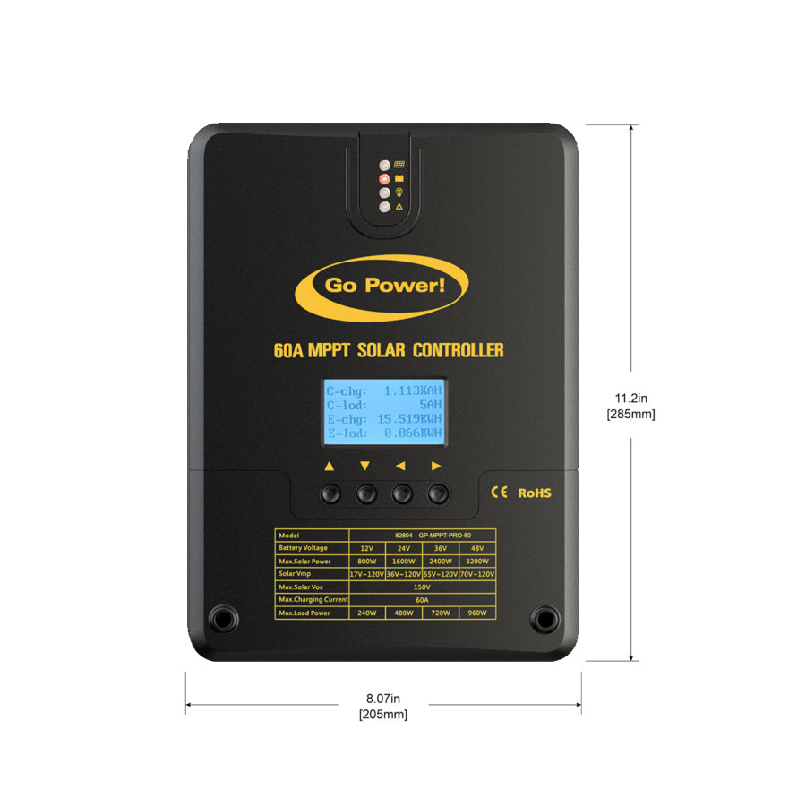 Go Power Gp-Mppt-Pro-60 Battery Charger Controller||||86||g7582804||2020000