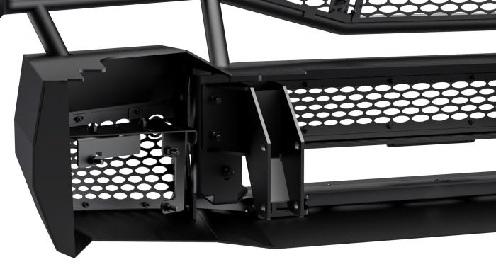 Product of Ranch Hand MFD191BM1 Midnight Series Steel Matte Bumper 