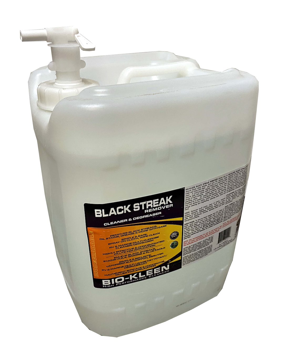 Bio-Kleen M00515 Black Streak Remover||m00515 Black Streak Remover 5 Gallon Image.Jpg||85||b6xm00515||1749278