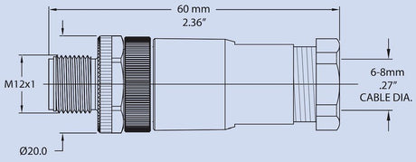 Product of Maretron Fa-Cm-St Micro Field Attachable Connector