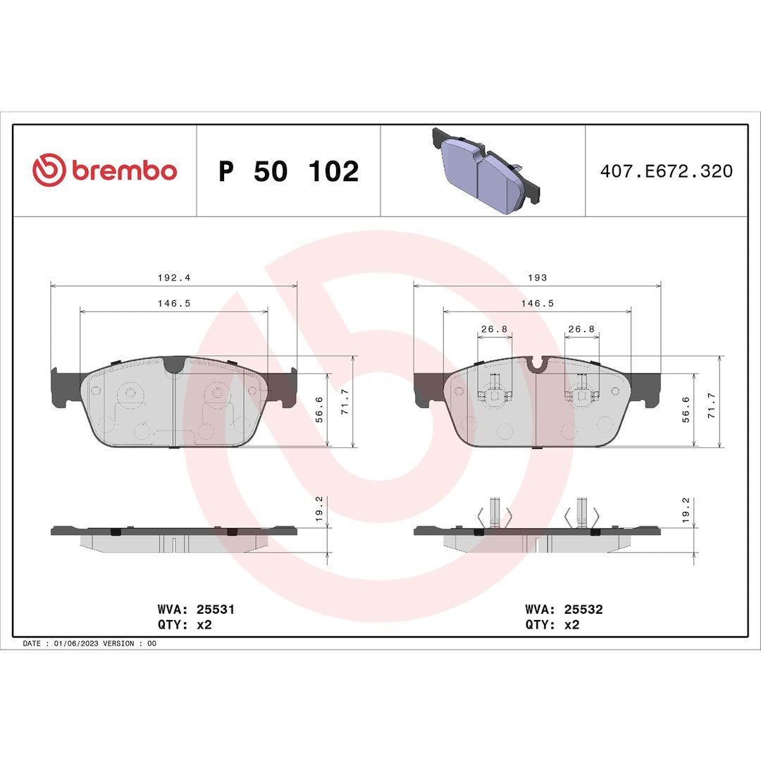 Brembo P50102 Brake Pad||p50102_Drw.Jpg||87||brmp50102||1753566