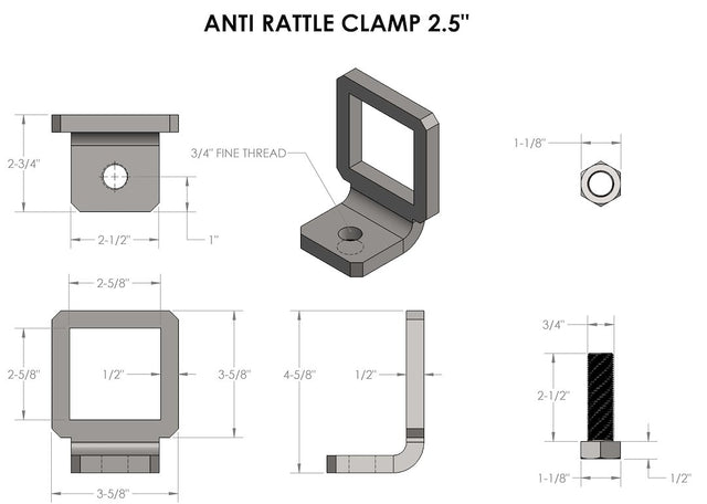 Product of Bulletproof Hitches 25antirattle Trailer Accessories