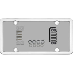 Cruiser 62320 License Plate Frame||62320_Main-Ultimate-Tuf-Combo_Chrome_Smoke-Outpack.Jpg||85||c3462320||930530