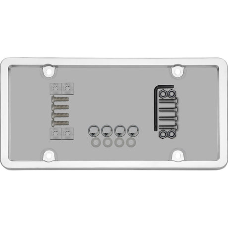 Cruiser 62320 License Plate Frame||62320_Main-Ultimate-Tuf-Combo_Chrome_Smoke-Outpack.Jpg||85||c3462320||930530